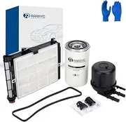 Fuel Filter Element FD-4624 FD-4625 Compatible with 2017 2018 2019 2020 2021 2022 2023 2024 2025 Ford F250 Super Dury F350 F450 F550 6.7 Powerstroke
