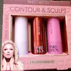 Paris Hilton 3pc Kit Blush, Highlighter & Bronzer Sticks - Contour & Sculpt 6 g