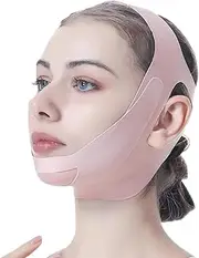 V Face Masks, V Line Lifting Mask, Reusable Lifting Mask Chin, Face Lifting Bandage, Can Be Used Anytime, Pink