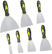 Putty Knife, 7PCS Paint Scraper Spackle Knife, Putty Knife Set, Taping Knives