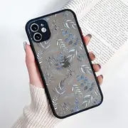 Phone Cases Case for iPhone 11 13 12 14 Pro Max 12 Mini 7 8 Plus X XS Max XR SE 2022 Silicone Bumper Clear Hard Covers,05OA72,for iPhone 11 Pro