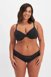 [Bonds] Bonds Women's Match Cotton Its Bikini in Black Size: 10 10 Black
