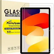 XunyLyee Pack of 2 Screen Protectors Tempered Glass Screen Protector Compatible with Xiaomi Redmi Pad SE (11 Inches), Tempered Glass Screen Protector for Xiaomi Redmi Pad SE 2023 Tablet