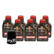 7L Motul 8100 X-CLEAN EFE 5W30 Wix XP Filter Motor Oil Change Kit API SN (for: Honda)