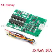 3S 9.6V 20A LiFePO4 BMS PCB Lithium Iron Phosphate Protection Board