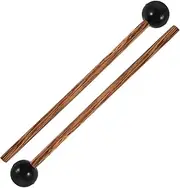 NULYLU 2pcs Gongs and Drums Drum Sticks for Vibraphone Mallets Drum Stick Tape Drum Mallets Storage Rhythm Sticks for Bulk Medium Hard Rubber Mallets Mallets Metal