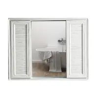 在飛比找樂天市場購物網優惠-浴室鏡#浴室櫃#鏡櫃#收納櫃#智能太空鋁推拉風水隱藏式浴室鏡