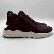Nike Air Huarache Run Ultra PRM Maroon Running Shoes Size 5.5 Womens 859511-600