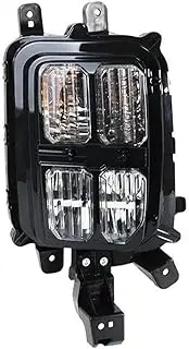 Car Fog Lights for Mitsubishi ASX 2020 2021 Car Daytime Running Lights LED Front Fog Lamp DRL Car Foglamp Assembly Car Front Bumper Fog Light(Only 1 Left)