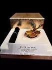 Jay Strongwater Estee Lauder intuition Bejeweled Butterfly Perfume Solid Compact