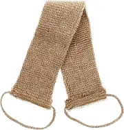 VICASKY Exfoliating Back Scrubber with Handle for Shower Long Jute Body Scrub Brush for Deep Cleansing Skin Exfoliator for Men and Women