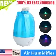 4L Ultrasonic Humidifier Diffuser LED Light Home Mist Maker Air Purifier KRI