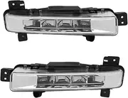 XISII 1Pair Car Daytime Running Lamp Front Bumper LED Fog Light Fit For G30 G31 G38 5 Series 520I 530I 63177349131 63177349132 daytime running lights for cars