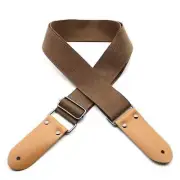 DSL 50COTTON-BROWN Cotton Guitar Strap - 2"