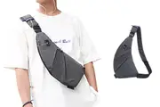 Sling Crossbody Bags Chest Backpack Anti Theft Safe Purse Bags-Grey