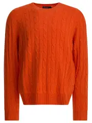 [Polo Ralph Lauren] Polo Ralph Lauren-Cashmere Sweater Knitwear Arancione-Uomo S
