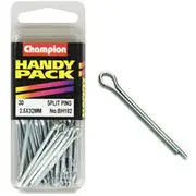 Champion Handy Pack Split Pins BH182, 2.5mm X 32mm