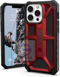 在飛比找有閑購物優惠-UAG iPhone 13 Pro 頂級版耐衝擊保護殼-紅金