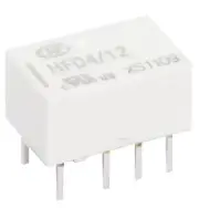 12V 2A DPDT Miniature PCB Signal Relay HFD4/12 1PCS