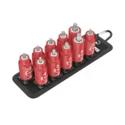 Wera Belt 3/8" VDE Torx/Hex Bit Socket Set With HF 10 Pce 004930