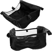 CVUTOVO 2pcs Stroller Mesh Cargo Net Storage Organizer Basket for Prams and Pushchairs Easy Installation Large Capacity Underseat Storage for Essentials