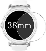 4 Pack Screen Protector Film, compatible with 38mm Round Watch Smartwatch Diameter 38 mm TPU Guard （ Not Tempered Glass Protectors ）