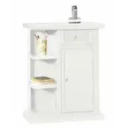 Mobile Port Phone Bedside Table White Matt Art Povera Classic