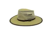 Jacaru Canvas Parks Koolaroo Mesh Hat Wide Brim Cooler Coolaroo - Beige