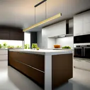 Navaro 1200mm Smart LED Linear Suspension Light CCT in Black, Gold/Black or White