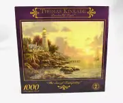 Vtg Thomas Kinkade Sea of Tranquility Jigsaw Puzzle A Quite Evening 1000 pc
