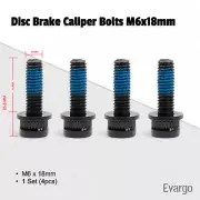 4x Shimano M6x18mm Bicycle Hydraulic Disc Brake Caliper Bolts Bike Screw Lock