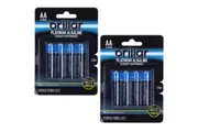 2x 4 Pack LR6 AA Platinum Alkaline Batteries Long Lasting Power Home Office