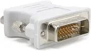 Snowy Connector Adapter Multi-Purpose Plastic Video Converter M~ni Computer Monitor DVI 24+1 to VGA Female Durable