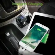 FM Transmitter Wireless Bluetooth Hand-Free MP3 Player Dual Port USB Car Charger
