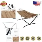 Luxury 2-Person Hammock with 10FT Stand - Perfect for Indoor/Outdoor Relaxation