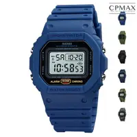 在飛比找樂天市場購物網優惠-CPMAX 防震塑膠led數字電子錶 夜光手錶 手錶 學生 