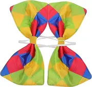 [DEARMAMY] 2pcs Clown Bow Tie Bow Tie Sheer Circus Hair Bows Women Jewelry Pins and Brooches Black Bow Tie Lace Multicolor Bow Tie Velvet Hair Ribbon Bow Ties Tied Funny Hats Colorful Cloth