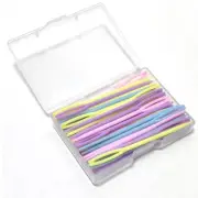 52Pcs 2.7" Large Eye Plastic Sewing Needles, Learning, Yarn, Darning, Tapestr...