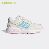 在飛比找蝦皮商城優惠-Adidas RUN9TIS 女款米藍糖果色運動休閒鞋-NO