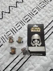 Disneys Star Wars Captain Phasma LIMITED EDITION Plus 4 Smugglers Bounty pin NEW