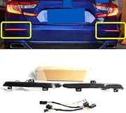 LED Rear Bumper Reflector Lights Fit for 2018-2022 Honda Accord Tail Light Assembly with LED Driving/Brake/Turn Signal Light Fog Light