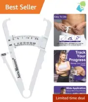 Portable Body Fat Caliper with Audible Click - Accurate Measurement for Everyone