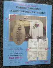 Fabric Painting and Needlework Patterns Vintage Crafts Tolin' Station New