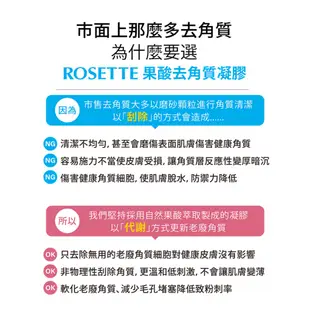 【ROSETTE】台灣總代理 露姬婷果酸去角質 煥膚 洗顏凝膠 滋潤型 / 清爽型120g ( 二款任選 )