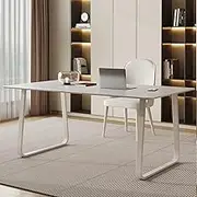 HOLGVE Conference Table, Small Office Room Computer Desk, Space Saving Executive, for Small Space Seminar Training Meeting Table(62.9x31.4x29.5in/160x80x75cm)
