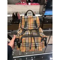 在飛比找Yahoo!奇摩拍賣優惠-Burberry The Ruckssack 經典 格紋 中