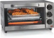 Hamilton Beach Sure-Crisp Air Fryer Toaster Oven Combo, Fits 9” Pizza, 4 Slice C