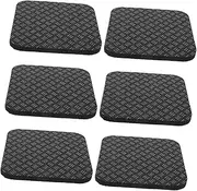 Toyvian 6 Pack Treadmill Floor Pads Exercise Mats Vibration Pad Anti-slip Noise Reduction Mats