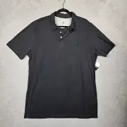 Volcom Men's Black 1/4 Button Up Short Sleeve Shirt Size XXL New