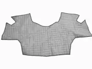 Light Grey Eco Leather Floor Mats Covers for CLAAS AXION 2022 Tractor Mats